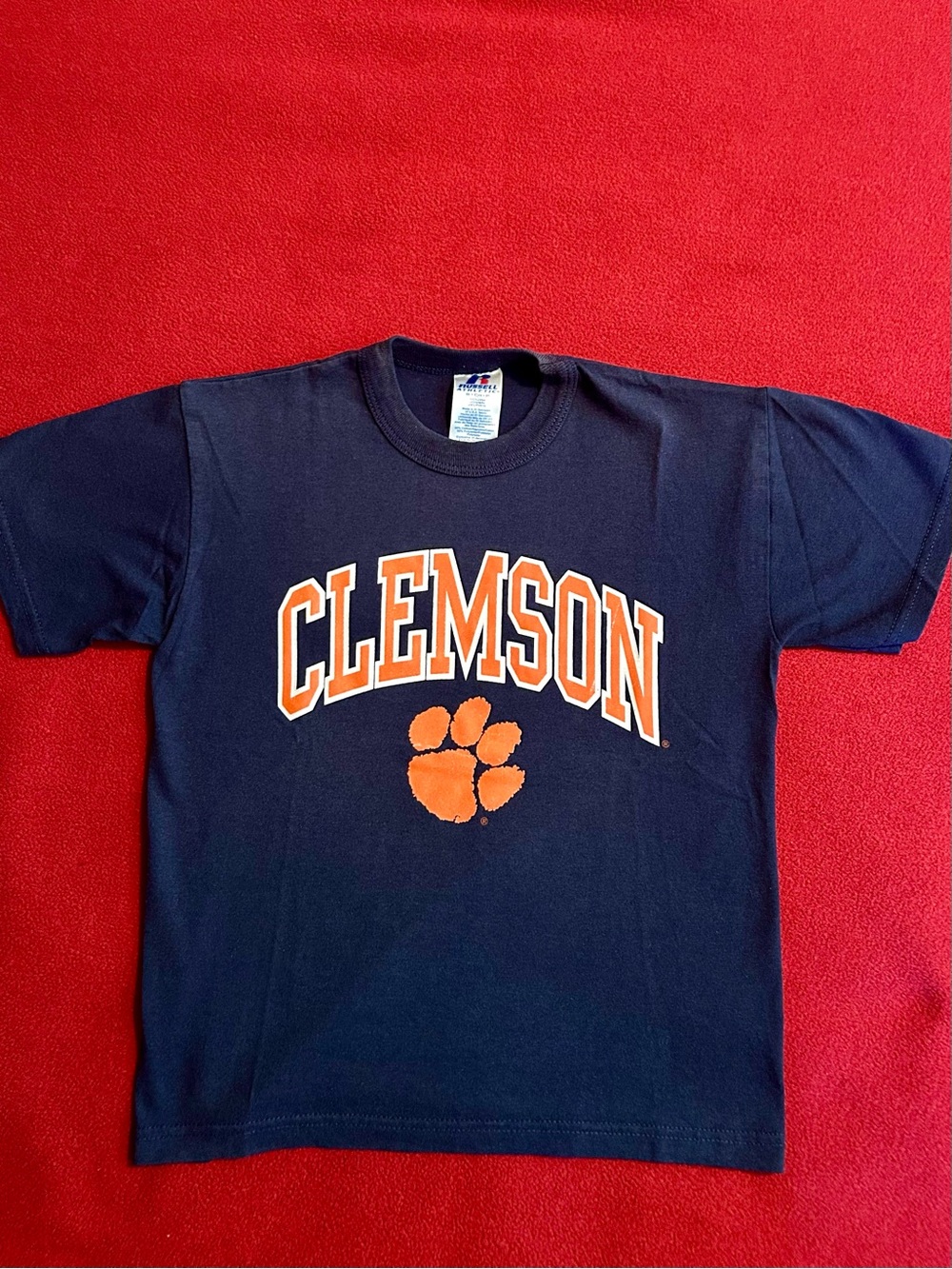 Clemson Navy Blue & Orange Short-Sleeve T-Shirt